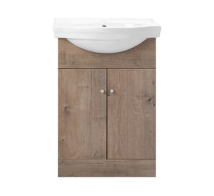 Kit mueble vanitorio Marie lenga 60x80 cm + cubierta