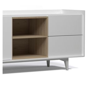 Rack TV 65" Studio blanco