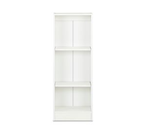 Librero Moscú blanco 2 repisas 112x40x25 cm