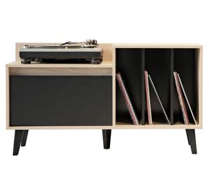 Rack TV 100 cm Vinilo café claro