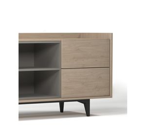 Rack TV 65" Studio café claro