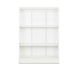 Librero Moscú blanco 2 repisas 112x80x25 cm