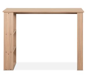 Escritorio 2 repisas nogal