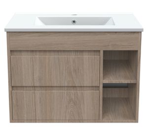 Mueble vanitorio Paris lenga + cubierta 71x46.5 cm