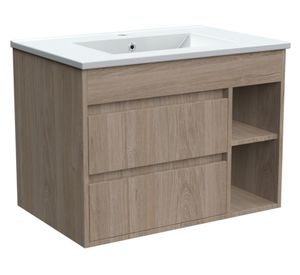 Mueble vanitorio Paris lenga + cubierta 71x46.5 cm