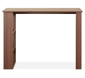 Escritorio 2 repisas chocolate