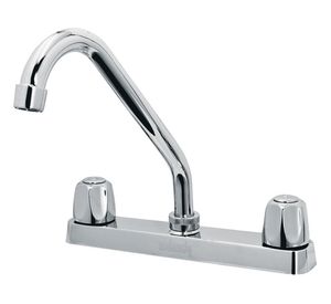 Combinación lavaplatos Miami cromo