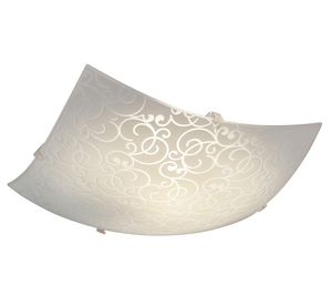 Plafón 1L E27 diseños blanco Abitare