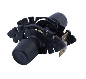 Cerradura tubular pomo libre paso negra Urbano Rústica Poli