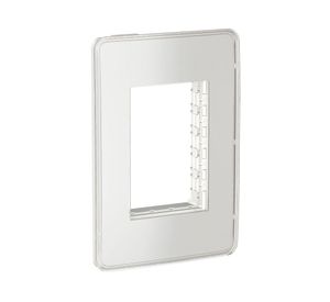 Tapa triple Orión You blanco/transparente Schneider