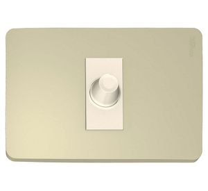 Placa armada dimmer Orión oro Schneider