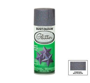 Pintura en spray 290 g Specialty Glitter púrpura multicolor brillante Rust-Oleum