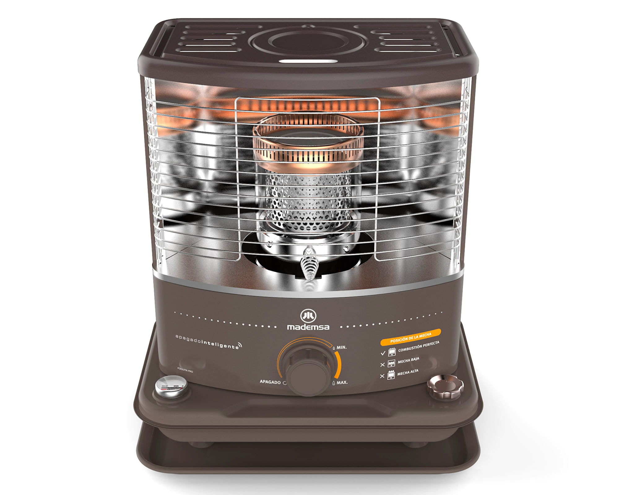 Mademsa Estufa a parafina 2700W Foguita Pro silver