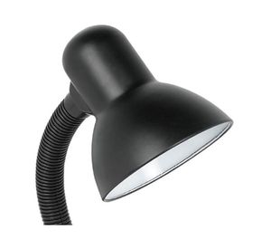 Lámpara escritorio 1L E27 Pinza negro Abitare