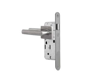 Cerradura de embutir libre paso manilla piano 215 Multifunción Poli