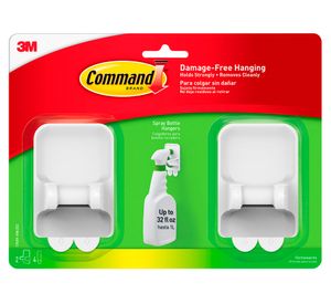 Pack de 2 ganchos porta botella blanco Command