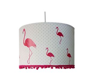 Lámpara colgar 1L E27 Flamenco blanco/rosado Concept Lighting