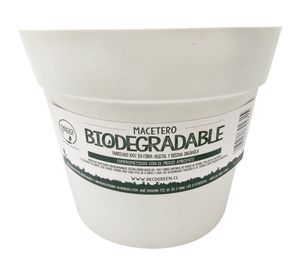Macetero Bio 25 cm Clásico blanco