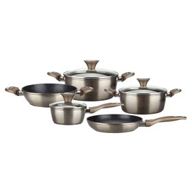 Batería 8 piezas Champagne Marmicoc