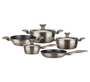 Batería 8 piezas Champagne Marmicoc