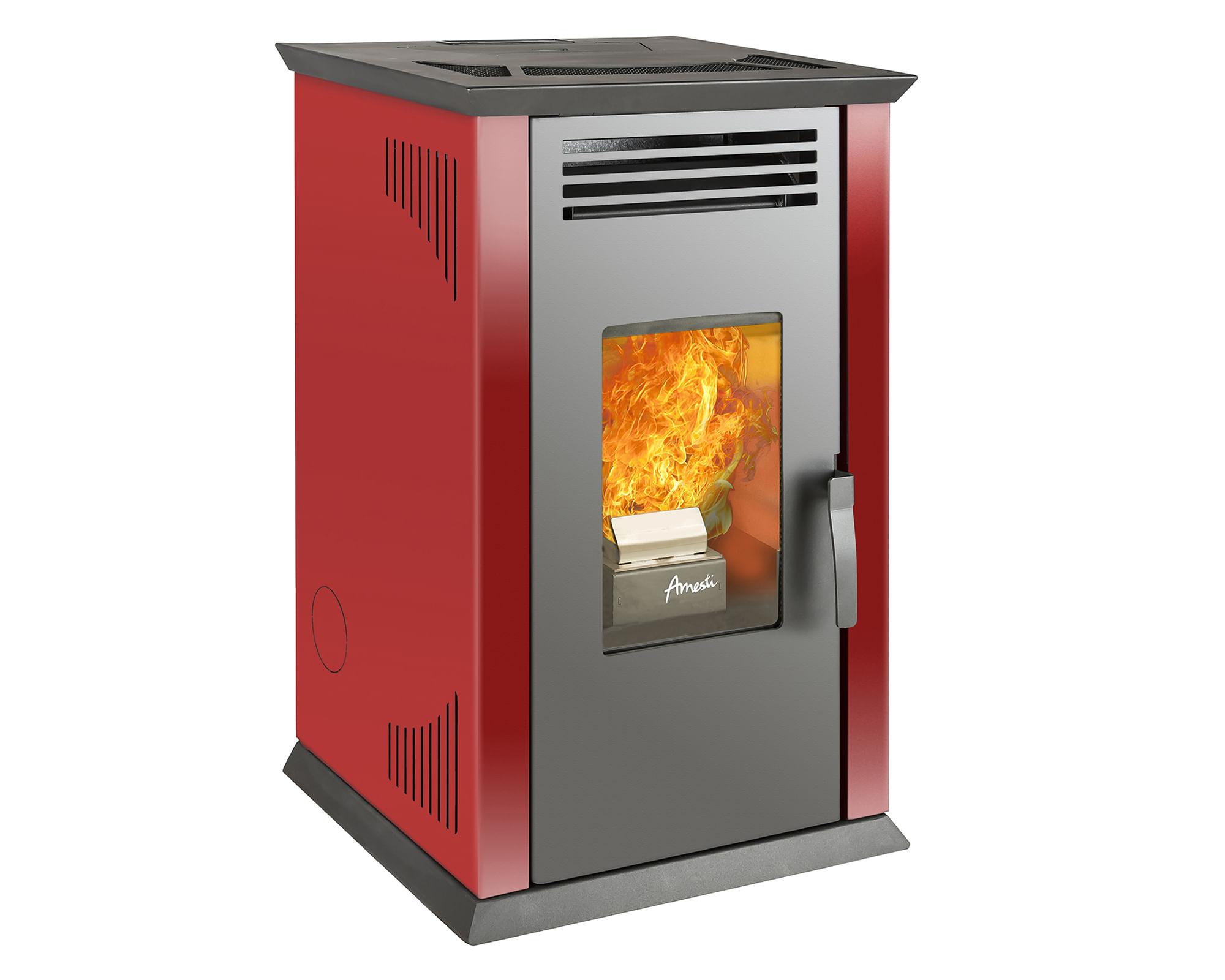 Amesti Estufa a pellet Italy 8100 rojo Amesti