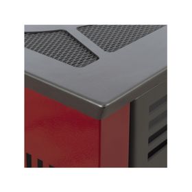 Estufa a pellet Italy 8100 rojo Amesti