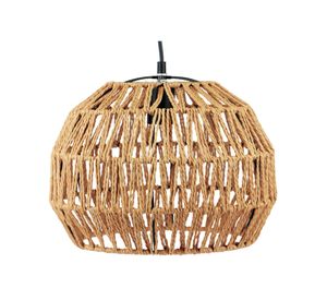 Lámpara colgar 1L E27 Mallorca café Abitare