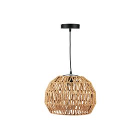 Lámpara colgar 1L E27 Mallorca café Abitare