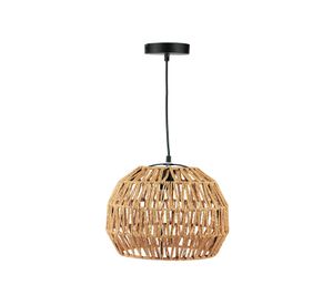 Lámpara colgar 1L E27 Mallorca café Abitare