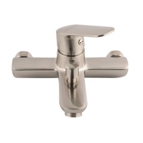 Combinación tina ducha Praga cromo blanco Vessanti