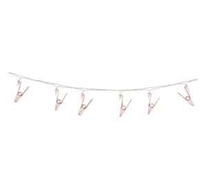 Guirnalda 20L Clips dorado matálico LED Conceptlighting