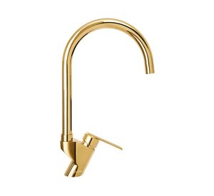 Monomando lavaplatos vertical Marsella dorado Stretto