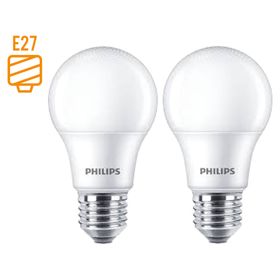 Pack 2 led 7.5W Bulb Essential blanco