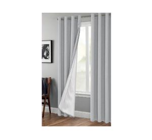 Cortina blackout 140x230 cm gris Cotidiana