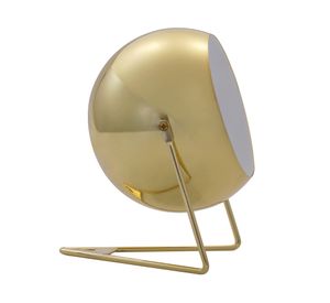 Lámpara sobremesa 1L E14 Globo dorado