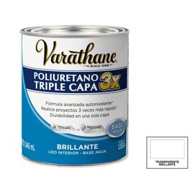 Protector de madera 946 ml 3X triple capa brillante Varathane.