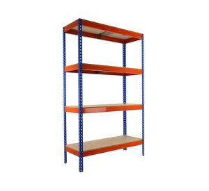 Repisa 4 niveles naranjo/azul Simonrack