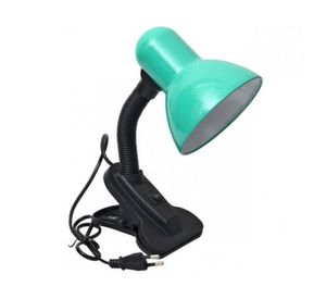 Lámpara escritorio 1L E27 Pinza menta Abitare