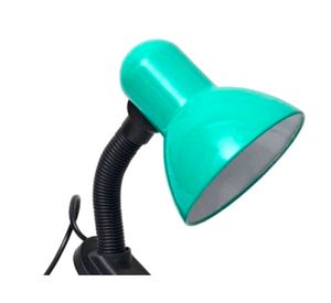 Lámpara escritorio 1L E27 Pinza menta Abitare