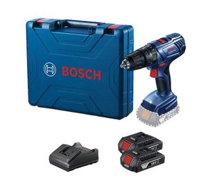 Taladro percutor inalámbrico 18V GSB 180-LI + 2 baterías Bosch