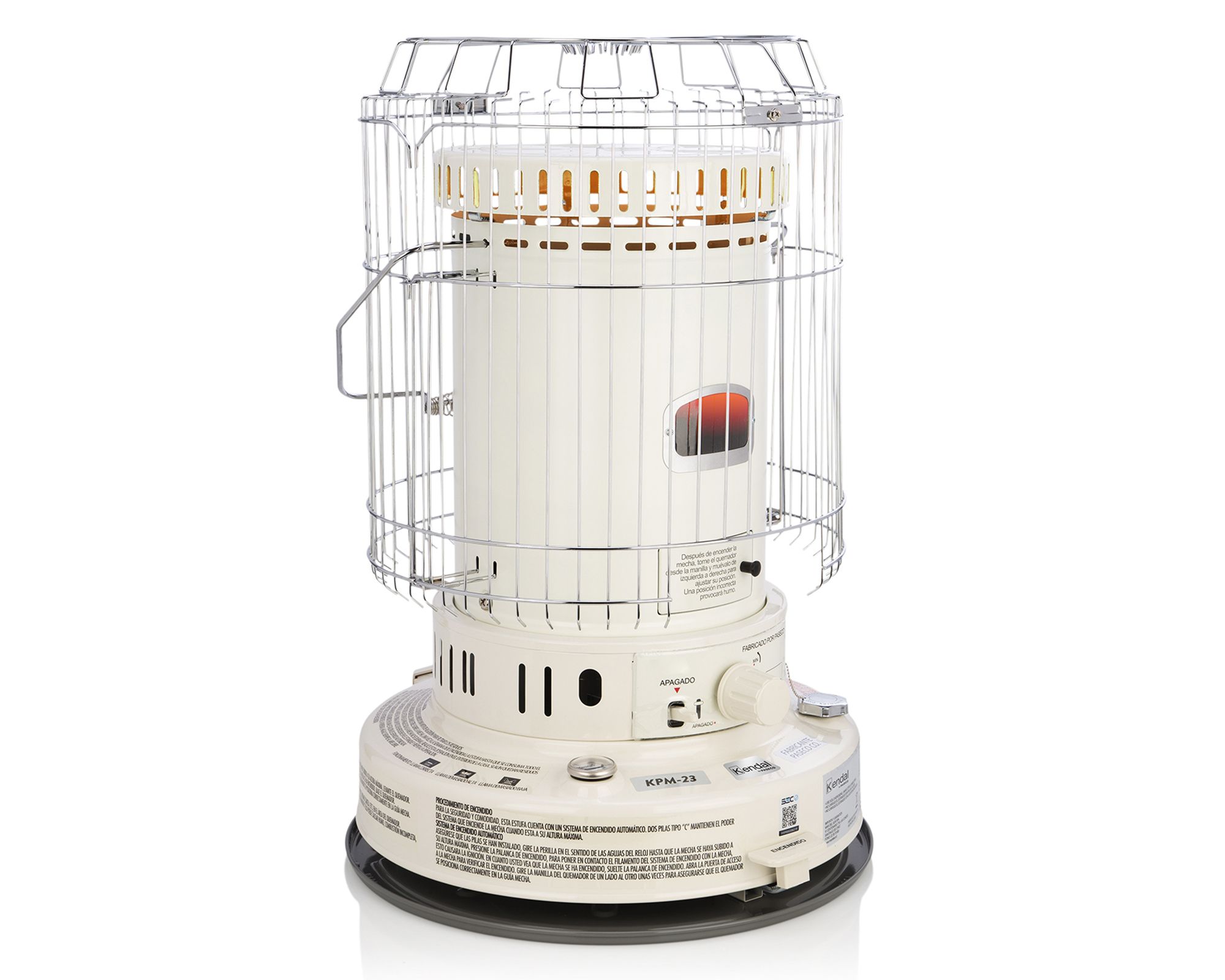 Estufa a parafina 23000 BTU KPM-23 blanco