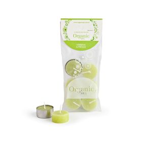 Vela verbena/fresias 6 unidades Organic Spa.