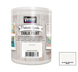 Pintura tizada 1 litro Chalk Paint Blanco Vintage mate