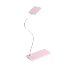 Lámpara escritorio LED Menfis rosa Abitare