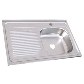 Lavaplatos sobreponer 80x50 cm izquierdo Splendid