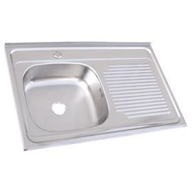 Lavaplatos sobreponer 80x50 cm derecho Splendid