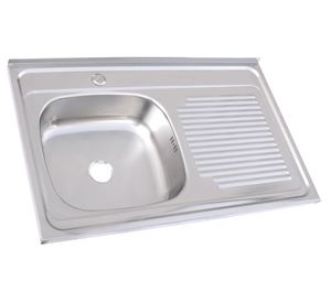 Lavaplatos sobreponer 80x50 cm derecho Splendid