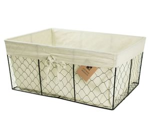 Cesto 20x33x46 cm Ángela beige natural Decoexpress.