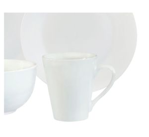 Vajilla 16 piezas blanco Cotidiana