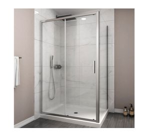 Mampara Side Panel corredera perfil cromado 190x70x3.5 cm